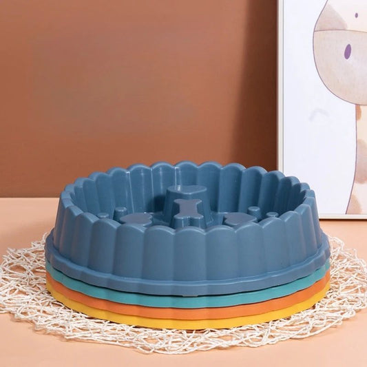 Pet Supplies Dog Cat Anti Choking Feeding Food Bowls Puppy Slow Down Eating Feeder Dish Prevent Obesity New Product Variety Global swanky 3