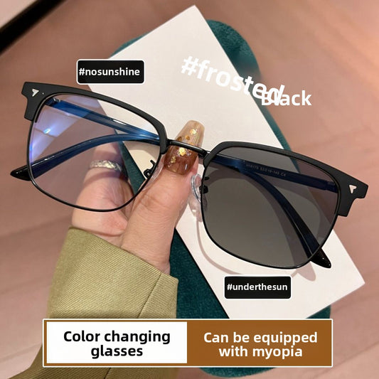  Photochromic Eyeglasses for Men with Stylish Frame Design global-swanky 1