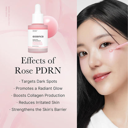 Pink Peptide Collagen Ampoule Essence PDRN Serum Facial Care globalswanky 02
