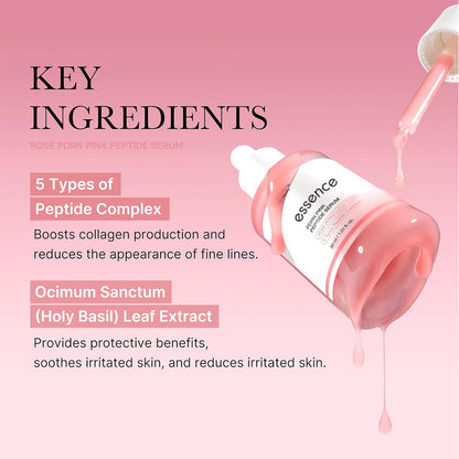 Pink Peptide Collagen Ampoule Essence PDRN Serum Facial Care globalswanky 03