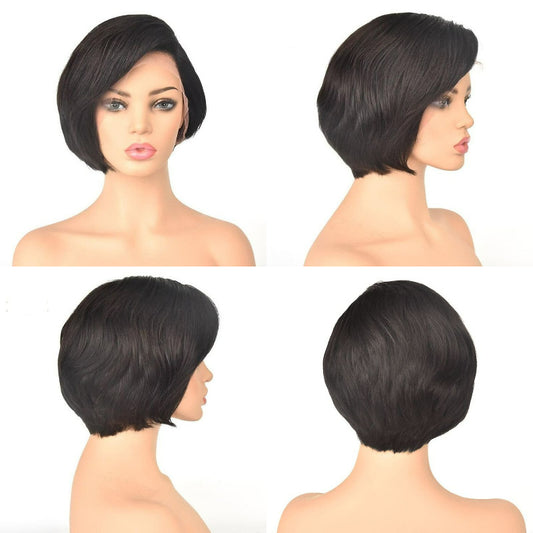 Pixie Cut Human Hair Wig with Soft Layers and an Easy Style Global Swanky 02