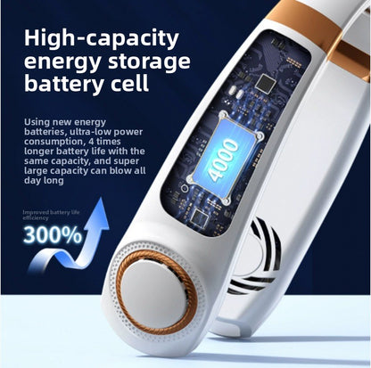  Portable Bladeless Neck Fan with USB Charging and Airflow global-swanky 2