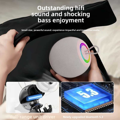 Portable Bluetooth Speaker with Fabric Design and RGB Light global-swanky 2