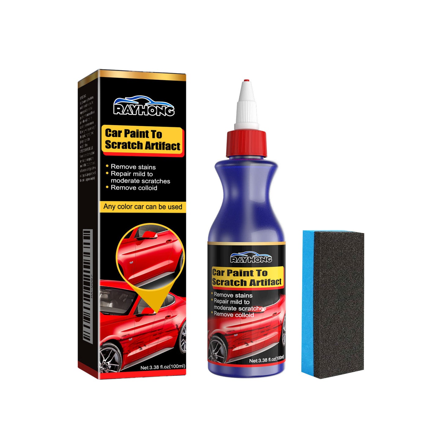 Portable Car Paint Care Cream for Light Scratch Surface Repair Global swanky 2