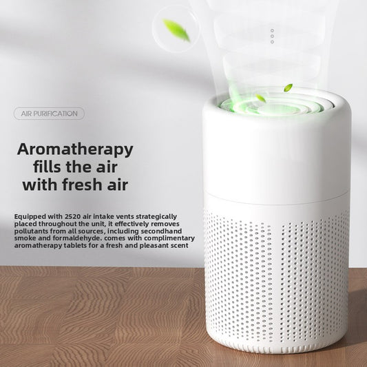 Portable Desktop HEPA Air Purifier for Small Room Air Care globalswanky 01