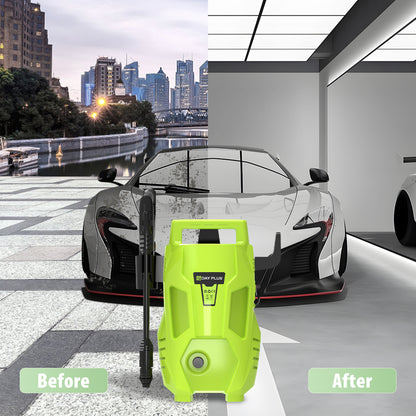 Portable Electric Car Washer High Pressure Cleaning Gun globalswanky 03