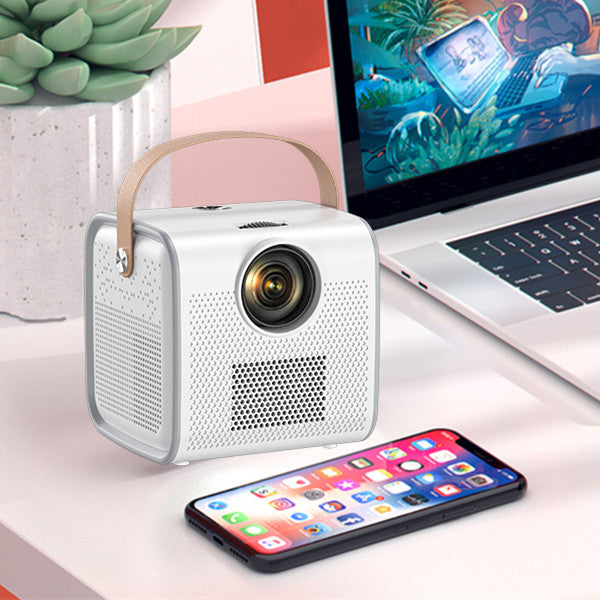 Portable Full HD Mini Projector with LED Display for Home Use Global swanky 1