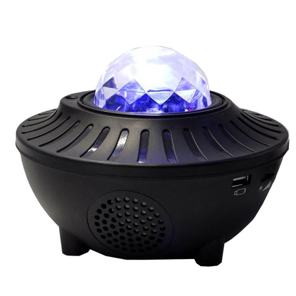 Portable LED Bluetooth Music Projector Light for Home & Party globalswanky 01
