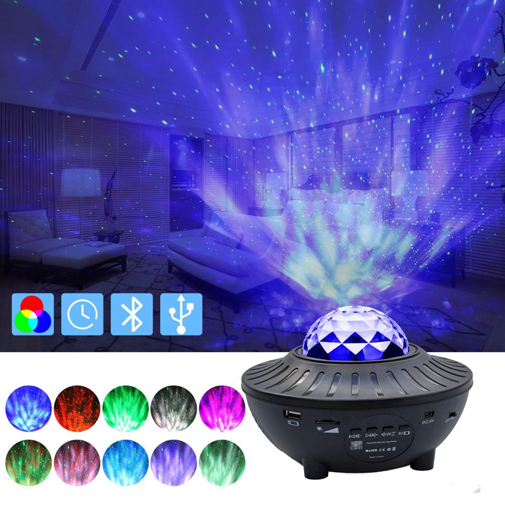 Portable LED Bluetooth Music Projector Light for Home & Party globalswanky 03