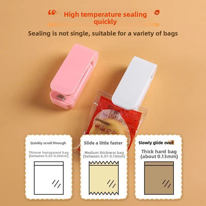 Portable Mini Vacuum Food Sealer for Fresh Food Storage Use global-swanky 2