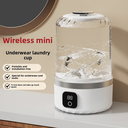 Portable Mini Washing Machine USB Charging Compact Washer global-swanky 2