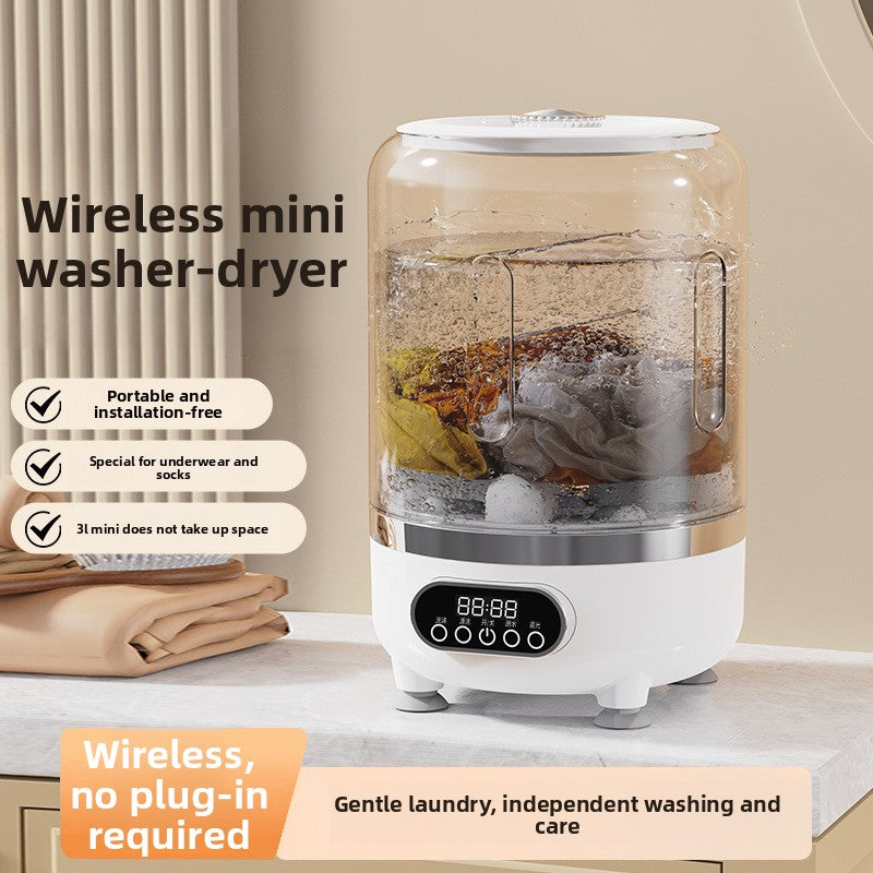  Portable Mini Washing Machine for Easy Home & Travel Laundry global-swanky 2