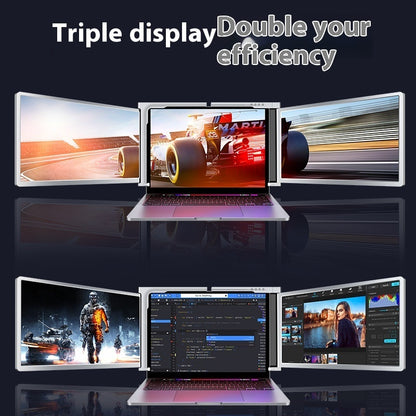 Portable Multi-Screen Display Notebook Sub-Screen Single Dual globalswanky 01