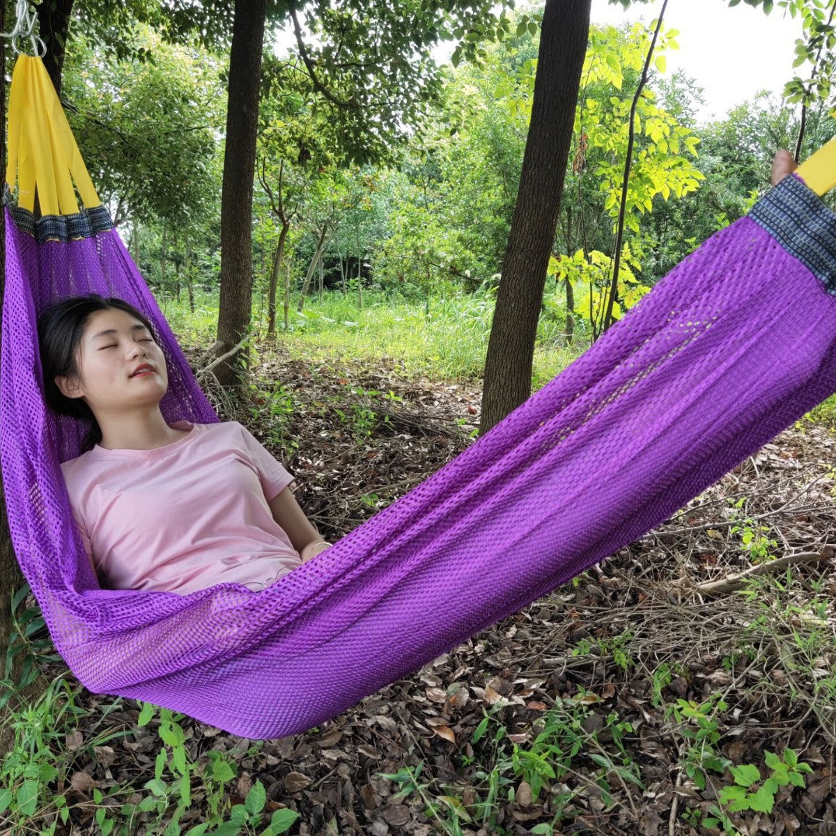 Portable Outdoor Camping Hammock with Storage Bag Global Swanky 3