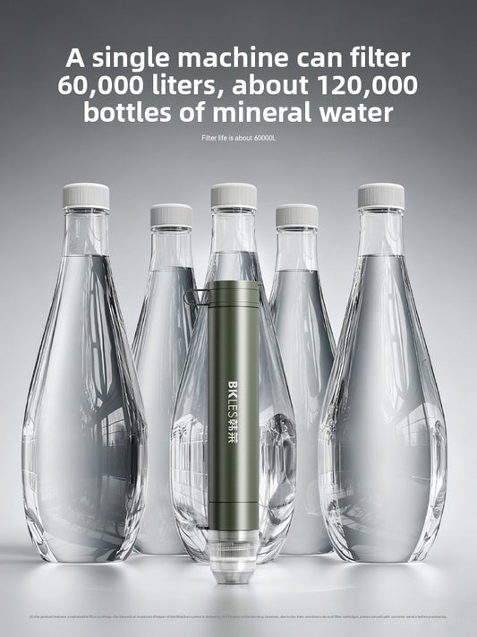 Portable Outdoor Water Purifier with Direct Drink Filter global-swanky 2
