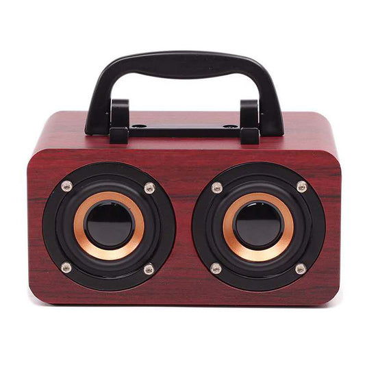 Portable Outdoor Wooden Wireless Bluetooth Speaker for Music globalswanky 03