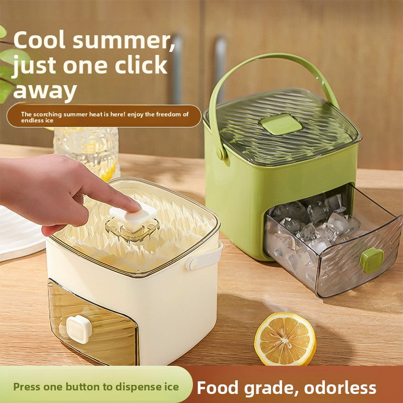 Portable Press-Type Ice Cube Tray Mold for Easy Ice Release global-swanky 1