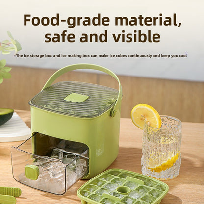 Portable Press-Type Ice Cube Tray Mold for Easy Ice Release global-swanky 3