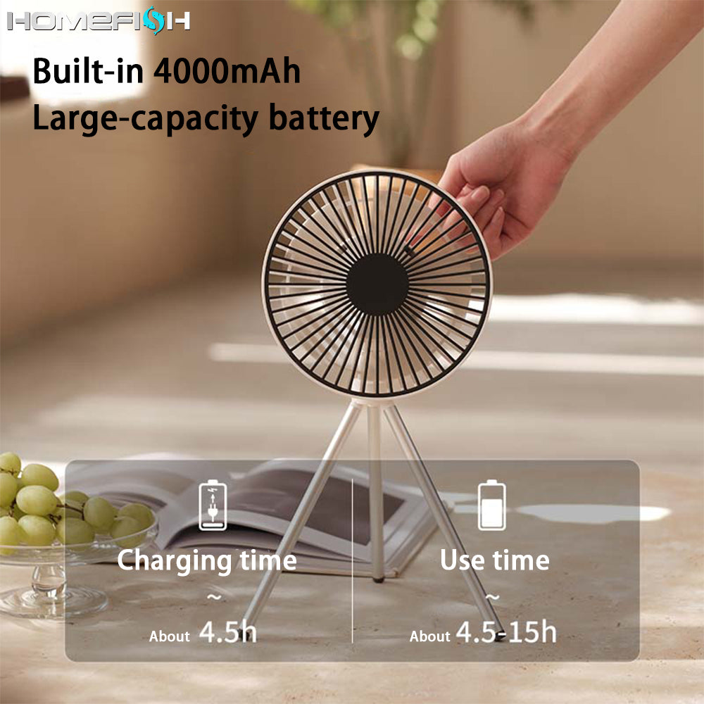 Portable Tripod Fan – Ideal Outdoor & Camping Cooling Device
global-swanky 3