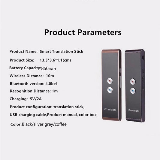 Portable Voice Translator Device for Travel, Business & Learning global swanky 03