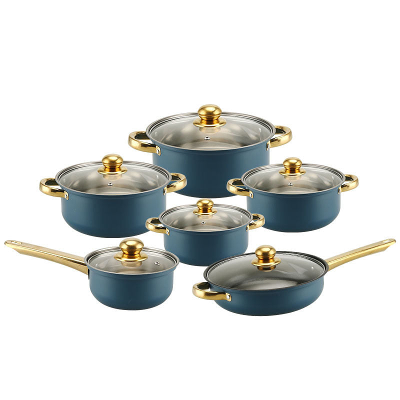 Premium Stainless Steel Cookware Kitchen Pots and Pans Set global-swanky 3