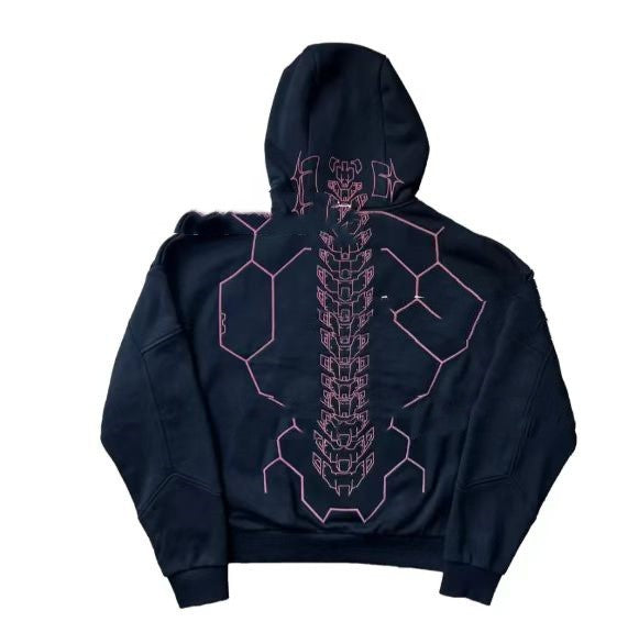 Printed Long Sleeve Sports Sweater for Casual Active Style Global Swanky 3