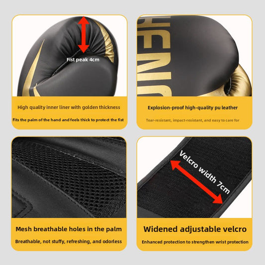 Professional Boxing Training Gloves Gym and Punch Practice global-swanky 2