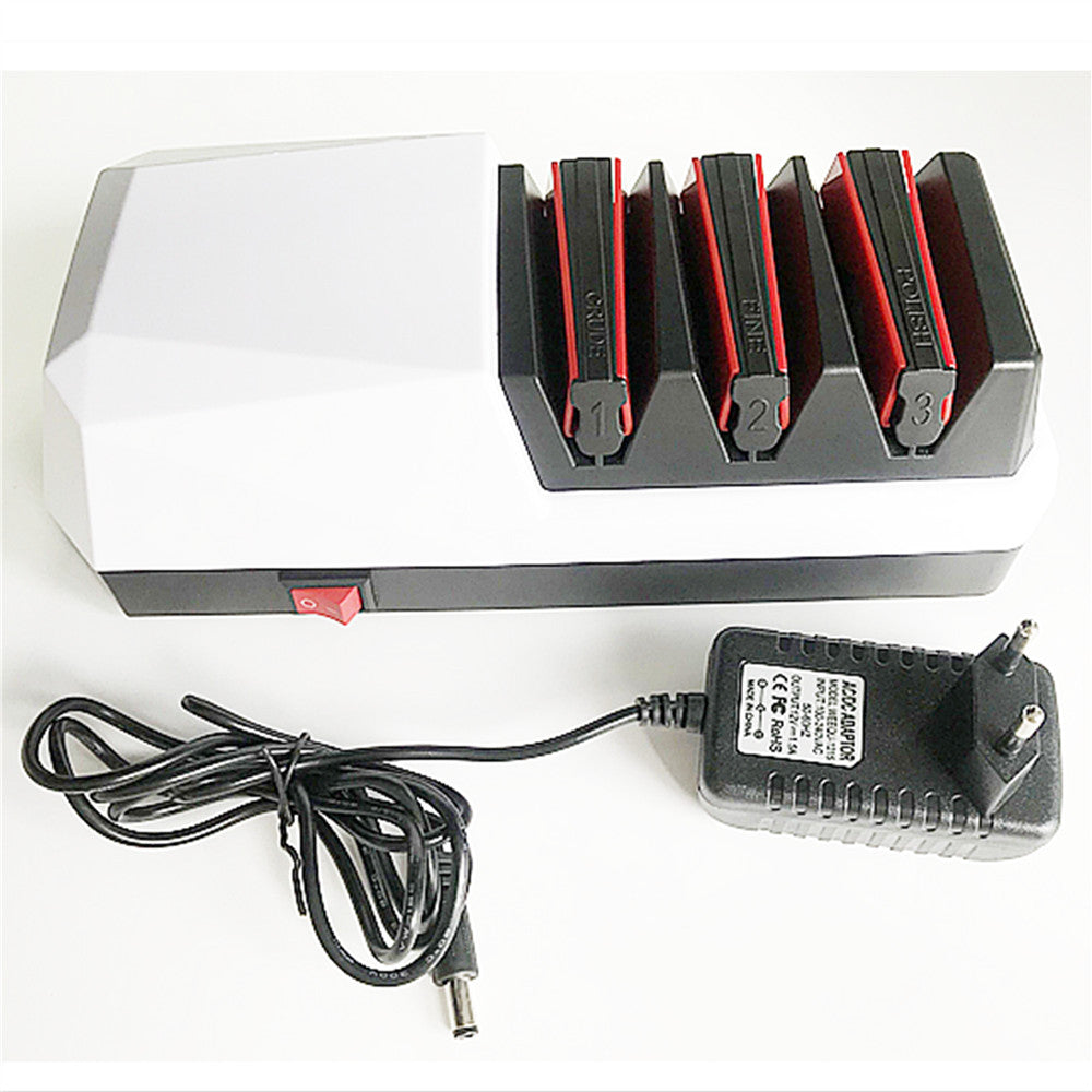  Professional Electric Kitchen Knife Sharpener with Adapters global-swanky 1