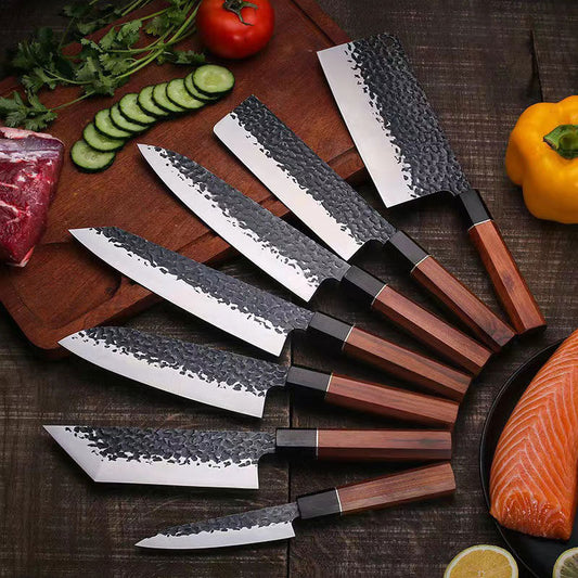 Professional Forged Steel Chef Knife for Daily Cooking Use globalswanky 01