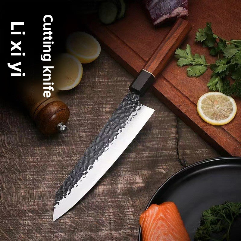 Professional Forged Steel Chef Knife for Daily Cooking Use globalswanky 02