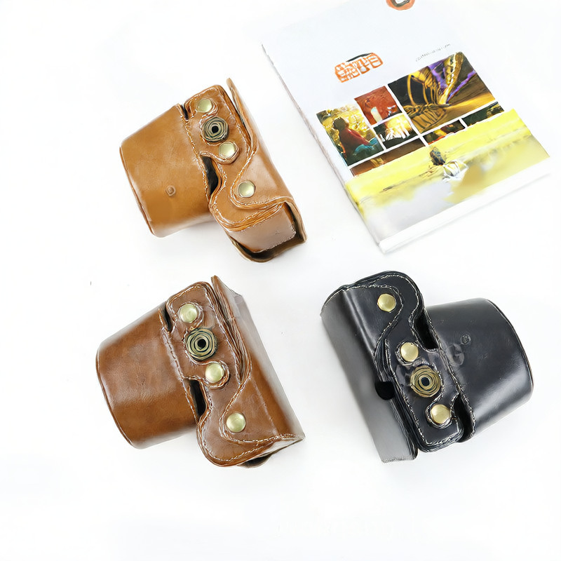 Protective Leather Case for Sony ZV-E10 – Camera Body Cover global Swanky 03
