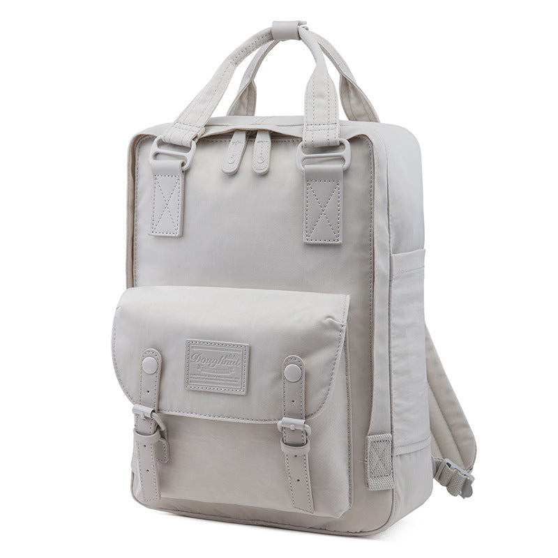 Pure Color Backpack for Men and Women With Simple Daily Carry Global swanky 1
