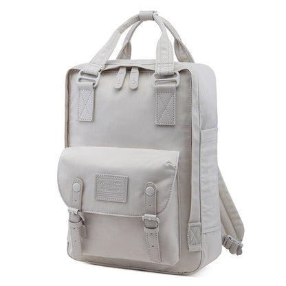 Pure Color Backpack for Men and Women With Simple Daily Carry Global swanky 1