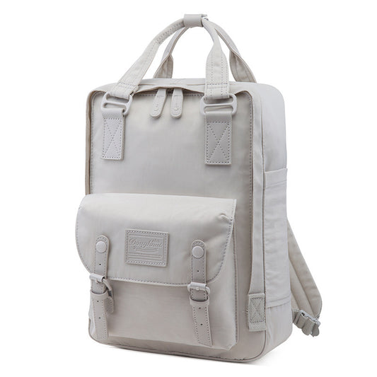 Pure Color Backpack for Men and Women With Simple Daily Carry Global swanky 1