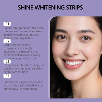 Purple Teeth Whitening Strips for Daily Teeth Cleaning Care globalswanky 01\2