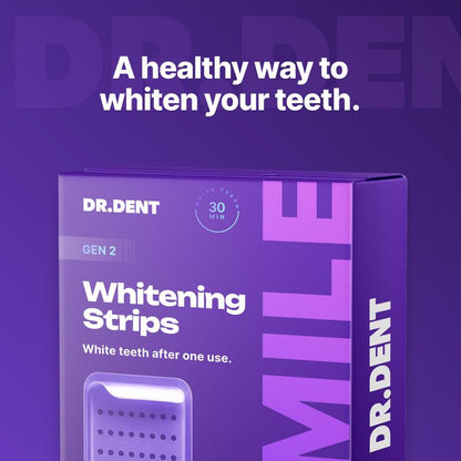 Purple Tooth Whitening Strips for Stain Removal Dental Kit globalswanky 03