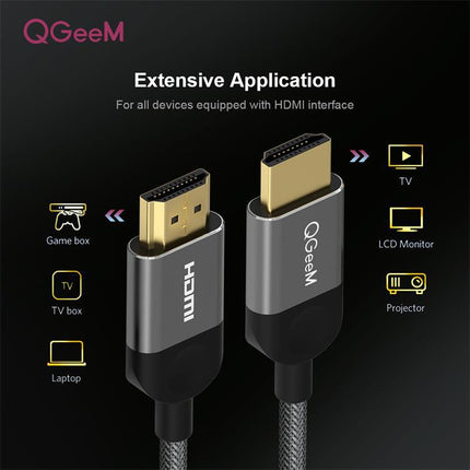 Qgeem HDMI Cable 1m 2m 5m – 4K HDMI to HDMI 2.0 Cable
Global swanky 1