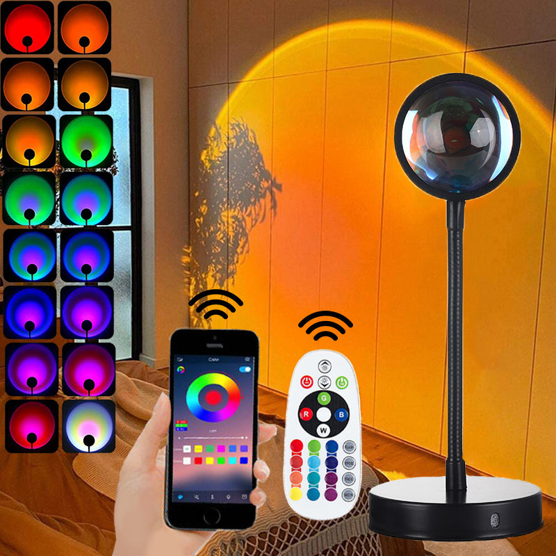 Rainbow Projection Desk Lamp – USB Powered Colorful Lighting global swanky 1