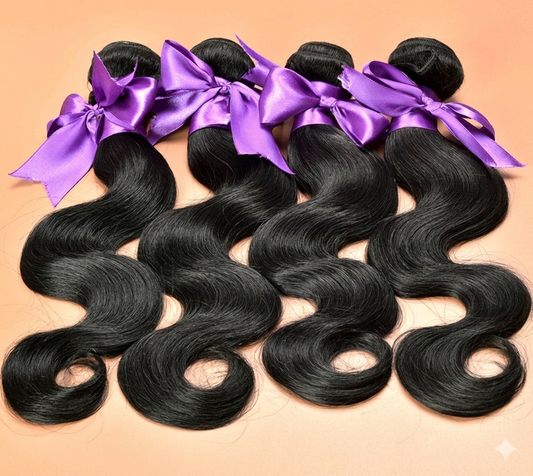 Real Hair Wig Body Wave Human Hair Weaves Natural & Jet Black
global-swanky 2