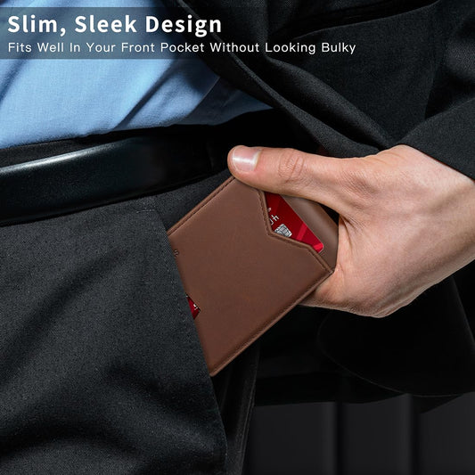 Real Leather Wallet Men Slim Bifold Minimalist RFID Design
global-swanky 2