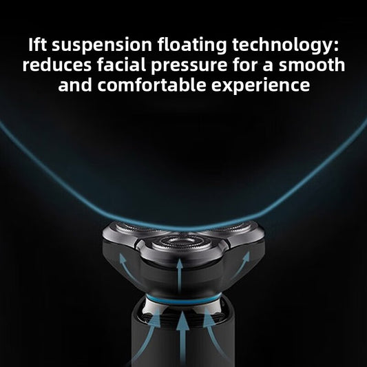Rechargeable Electric Shaving Razor for Effortless Grooming globalswanky 02