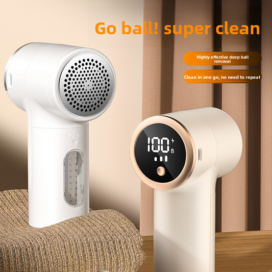 Rechargeable Fabric Shaver  Digital Display for Clothes Care global-swanky- 1