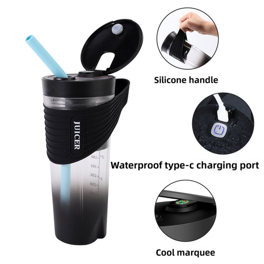 Rechargeable Portable Juicer Cup Blender for Quick Smoothies globalswanky 02