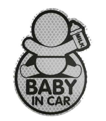 Reflective Car Stickers Baby in Car Safety Warning Decals Kit Global swanky 2