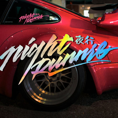 Reflective Rear Windshield Stickers for Night Driving Global Swanky 1