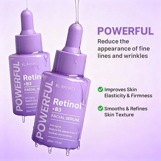 Retinol Serum for Clear Smooth Face Skin Care Daily Routine globalswanky 02