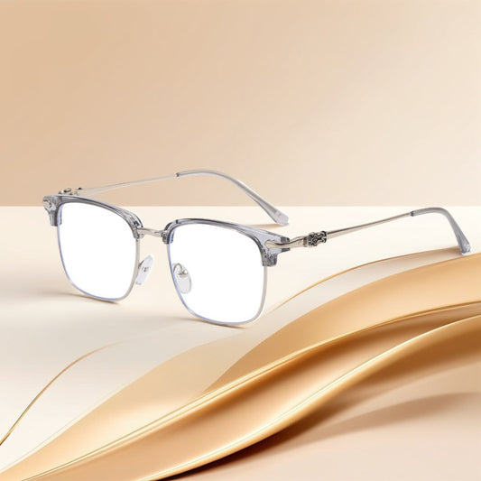  Retro Metal Eyeglasses Frame with Blue Light Protection Style /global-swanky- 2