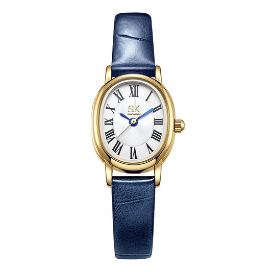 Retro Oval Leather Belt Quartz Watch for Timeless Fashion
global-swanky 2