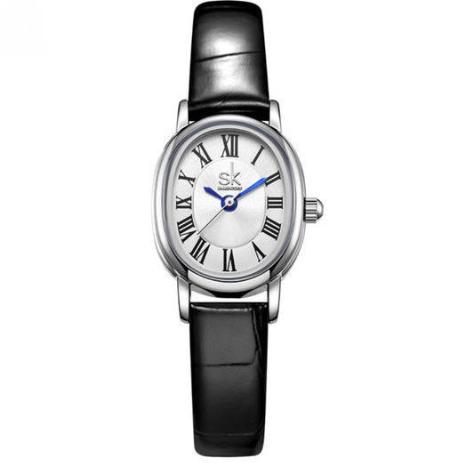 Retro Oval Leather Belt Quartz Watch for Timeless Fashion
global-swanky 3