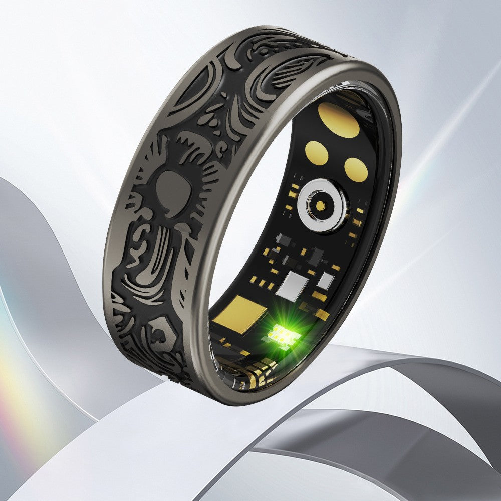 Buy Retro Style Smart Ring – Heart Rate & Blood Pressure Monitor ...
